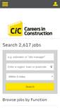 Mobile Screenshot of careersinconstruction.com